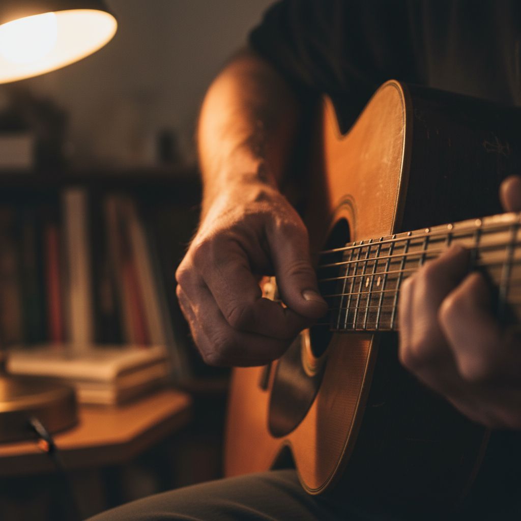 Guitar close-up